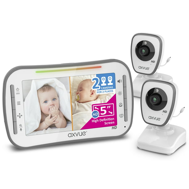 Axvue E612 Video Baby Monitor 4.3" LCD Screen and 2 Camera NEW UNIT